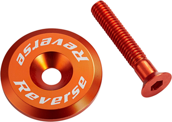 REVERSE Steuersatzkappe mit Schraube Orange - Produktbild - 1