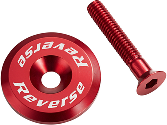 Reverse Steuersatzkappe Mit Schraube Red - Produktbild - 1