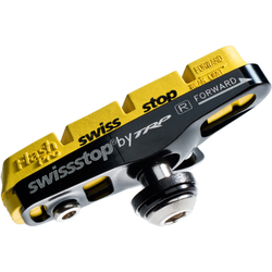 Bremsschuhe Felge FlashPro Full Type Yellow King, SwissStop
Kompatibel zu Shimano/SRAM, teils Campagnolo, geeignet für Carbon-Felgen
Farbe: Gelb, VE: 2 Stk./1 Paar - Produktbild - 2