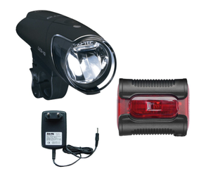 Busch+Müller LED-Akkuscheinwerfer Ixon IQ Premium 80 Lux Set inkl. Akku, Ladegerät & Ixback Senso Rücklicht - Produktbild - 1