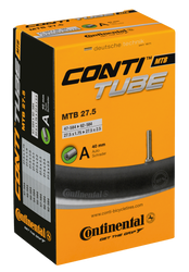 103-27-10000-4019238623536-1-97101-97101.png Continental Schlauch MTB 27,5 AV 40 mm 47-62/584 A40 - Produktbild - 1