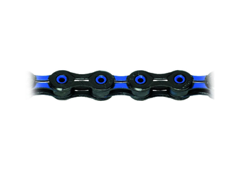 KMC X-10 SL DLC Super Light 116-Glieder 10-fach - schwarz/blau - Produktbild - 1