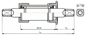 Innenlager NECO 107,5-68 BSA, Alu-Schalen, Karton - Produktbild - 1