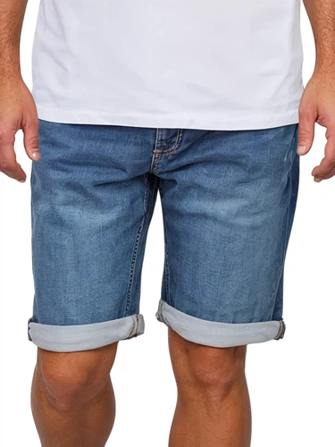 Mustang Jeans Shorts Herren Stretch Kurz Regular Fit Chicago Real X