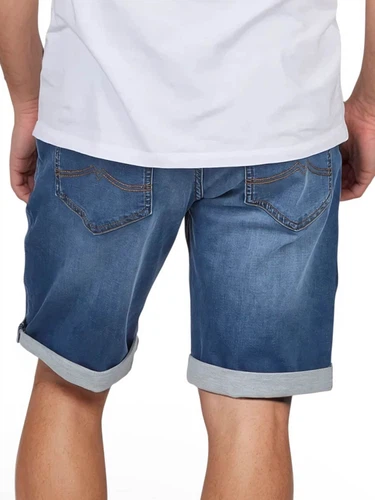 Mustang Jeans Shorts Herren Stretch Kurz Regular Fit Chicago Real X