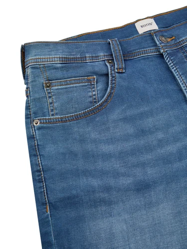 Mustang Jeans Shorts Herren Stretch Kurz Regular Fit Chicago Real X