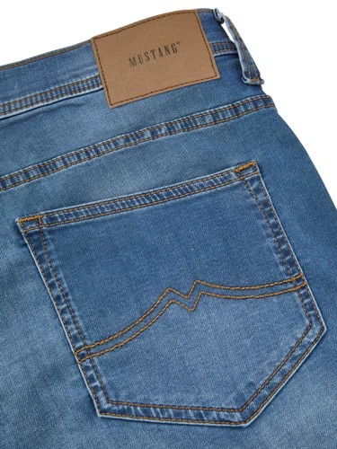 Mustang Jeans Shorts Herren Stretch Kurz Regular Fit Chicago Real X