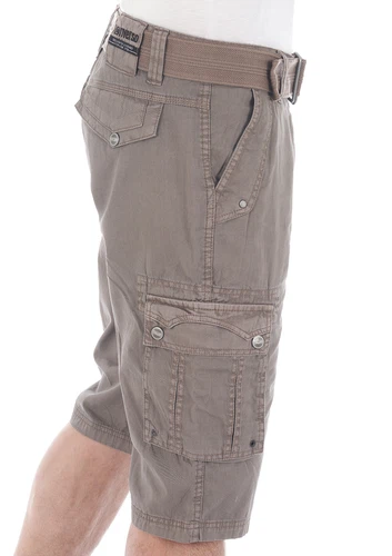 riverso Kurze Hosen Herren Cargo Shorts mit Gürtel Regular Fit RIVAnton