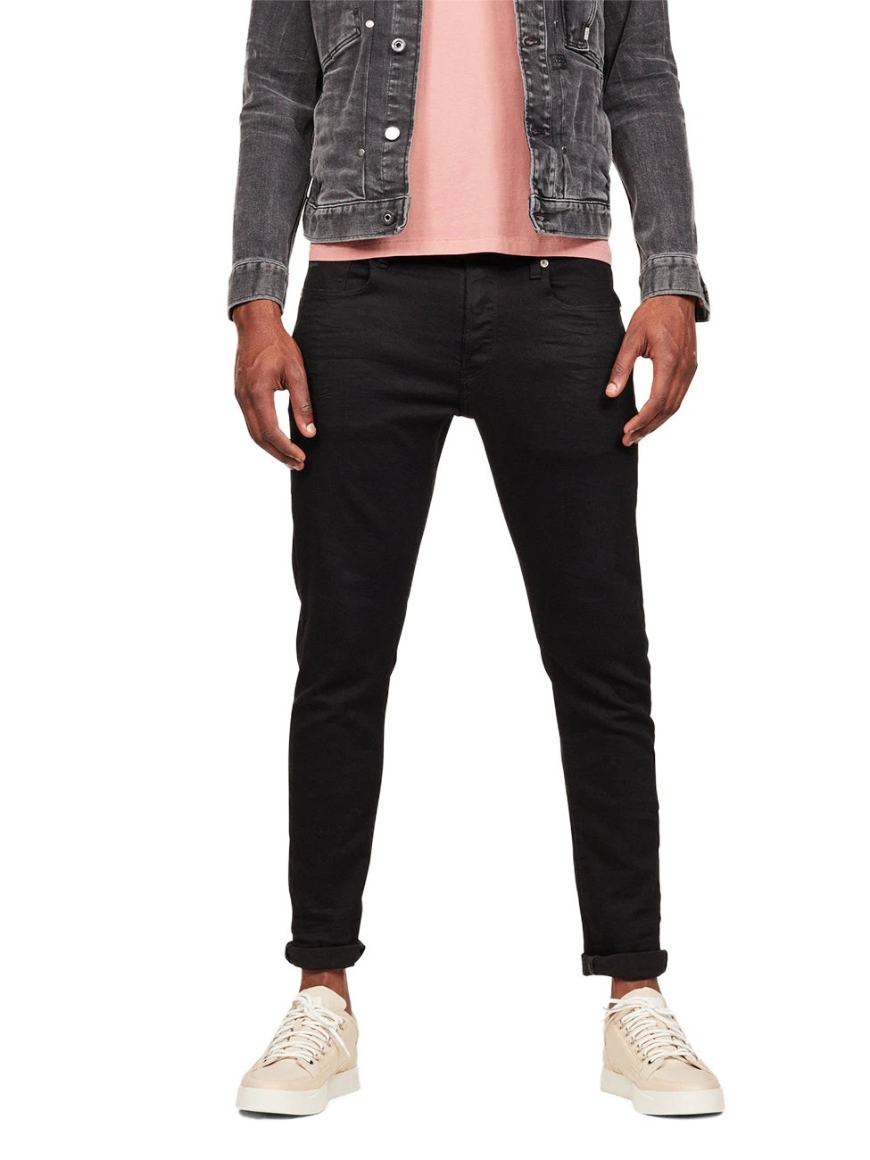 G-Star Herren Jeans 3301 Slim Fit - Schwarz - Pitch Black