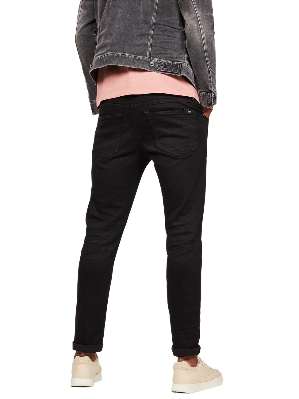 G-Star Herren Jeans 3301 Slim Fit - Schwarz - Pitch Black