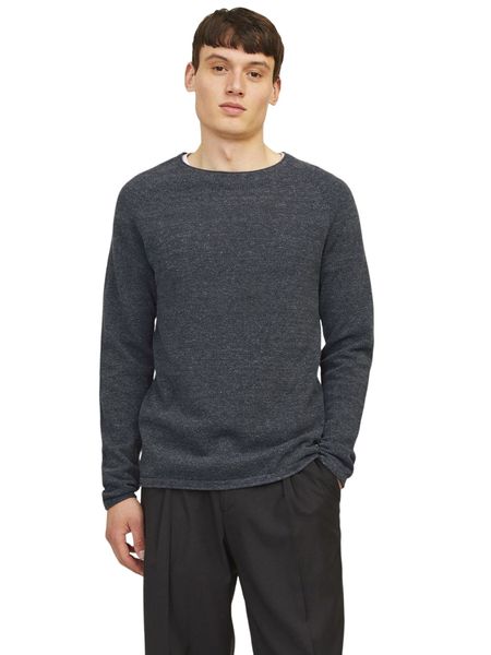 Jack & Jones Herren Sweater Pullover mit Rundhals Ausschnitt JJEHILL 386604