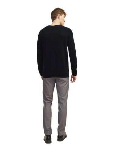 Jack & Jones Herren Sweater Pullover mit Rundhals Ausschnitt JJEHILL