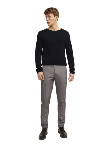 Jack & Jones Herren Sweater Pullover mit Rundhals Ausschnitt JJEHILL