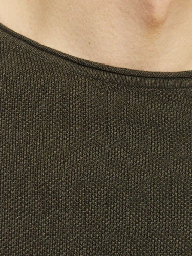 Jack & Jones Herren Sweater Pullover mit Rundhals Ausschnitt JJEHILL