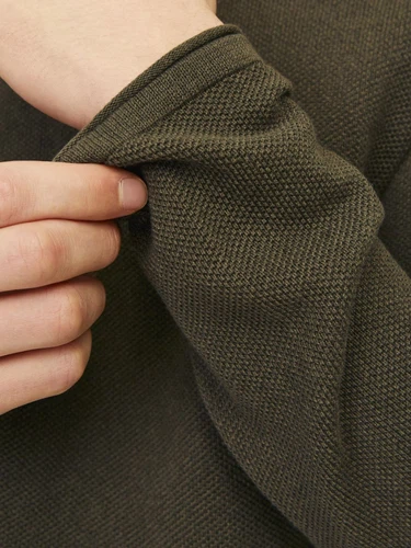 Jack & Jones Herren Sweater Pullover mit Rundhals Ausschnitt JJEHILL