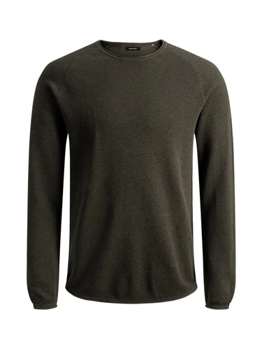 Jack & Jones Herren Sweater Pullover mit Rundhals Ausschnitt JJEHILL