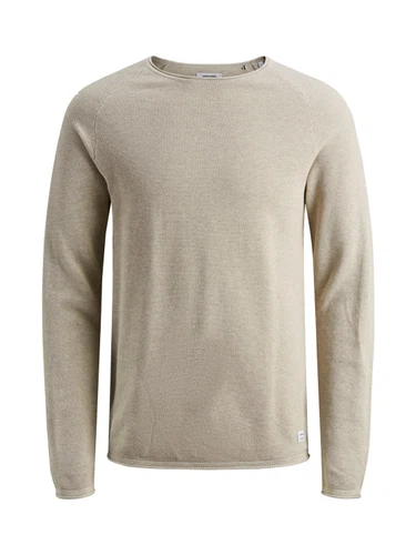Jack & Jones Herren Sweater Pullover mit Rundhals Ausschnitt JJEHILL