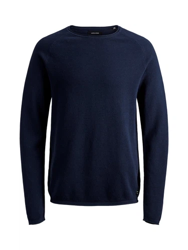 Jack & Jones Herren Sweater Pullover mit Rundhals Ausschnitt JJEHILL