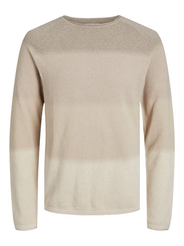 Jack & Jones Herren Sweater Pullover mit Rundhals Ausschnitt JJEHILL
