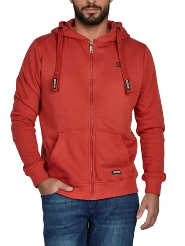 riverso Sweatjacke Herren mit Kapuze Reißverschluss Regular Fit RIVNoah