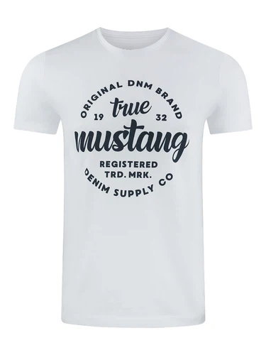 Mustang Tshirt Herren Mehrfarbig Rundhals Regular Fit S bis 6XL