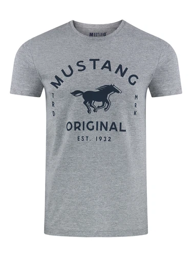 Mustang Tshirt Herren 100% Baumwolle Mehrfarbig Rundhals Regular Fit S bis 6XL