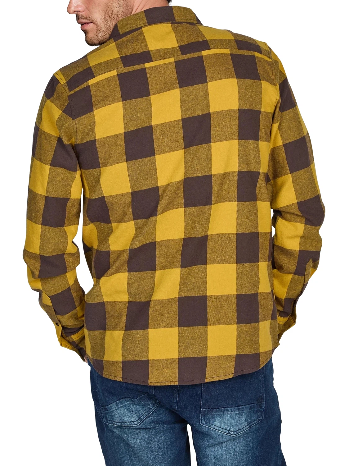 riverso Flanellhemd Herren langarm Kariert Regular Fit RIVArne