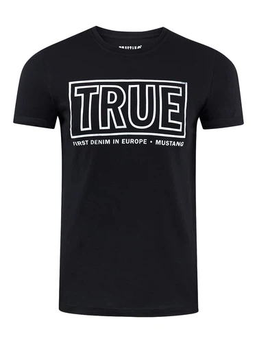 Mustang Herren T-Shirt Mehrfarbig Rundhals Regular Fit S bis 6XL