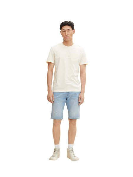 Tom Tailor Herren Jeans Short JOSH Regular Fit - Grau - Blau 719058