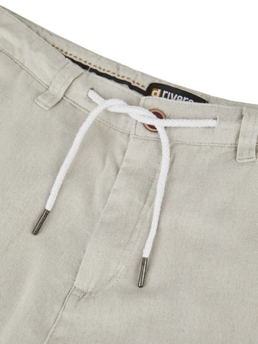 riverso Leinen Shorts Herren Sommer Regular Fit RIVOliver