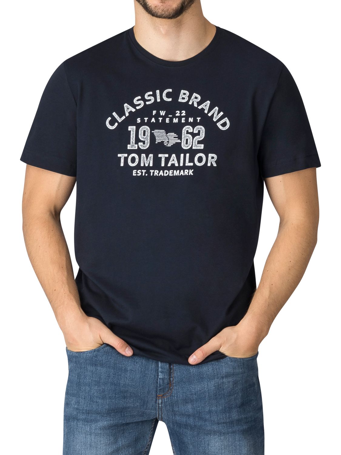 Tom Tailor Tshirt Herren Baumwolle Regular Fit 4er Pack Set