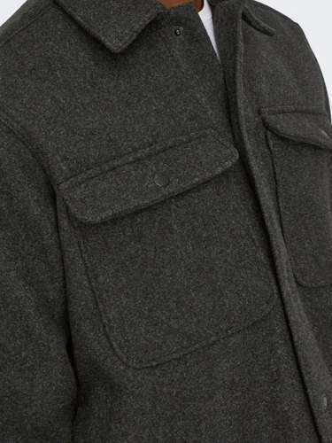 Only & Sons Herren Freizeit Hemd ONSASH - Relaxed Fit