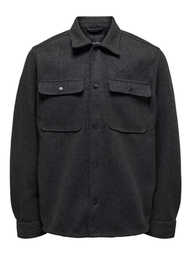 Only & Sons Herren Freizeit Hemd ONSASH - Relaxed Fit