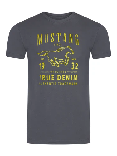 Mustang Herren T-Shirt Mehrfarbig Rundhals Regular Fit S bis 6XL