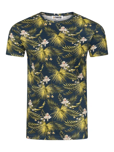 riverso Tshirt Herren 100% Baumwolle Regular Fit RIVBill 2er Pack Set