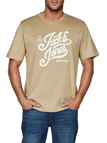 Jack & Jones Tshirt Herren Regular Fit JJLINO 4er Pack Set Pack