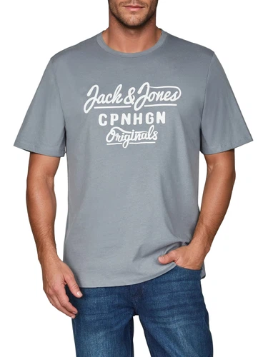 Jack & Jones Tshirt Herren Regular Fit JJLINO 4er Pack Set Pack