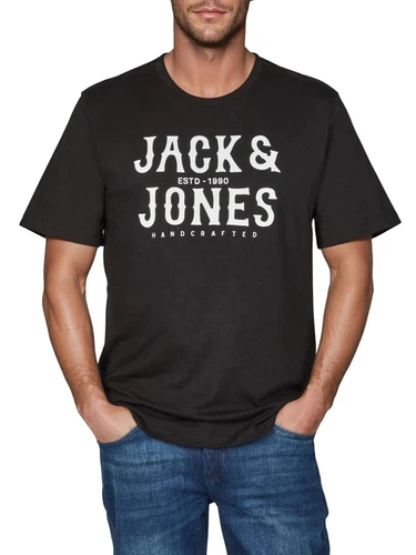 Jack & Jones Tshirt Herren Regular Fit JJLINO 4er Pack Set Pack