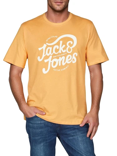 Jack & Jones Tshirt Herren Regular Fit JJLINO 4er Pack Set Pack