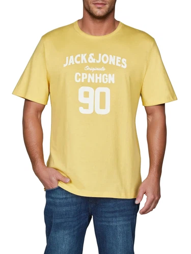 Jack & Jones Tshirt Herren Regular Fit JJLINO 4er Pack Set Pack