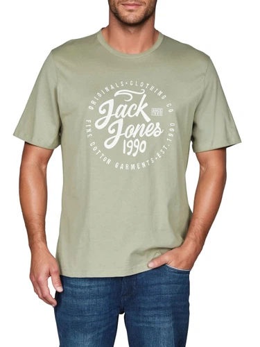 Jack & Jones Tshirt Herren Regular Fit JJLINO 4er Pack Set Pack