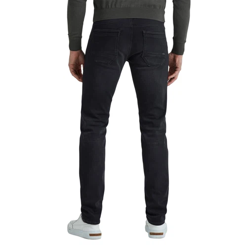 PME Legend Herren Jeans NIGHTFLIGHT - Regular Fit - Schwarz - Real Black Denim