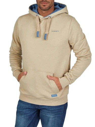 DENIMFY Hoodie Herren DFBenno Regular Fit Kapuzenpullover