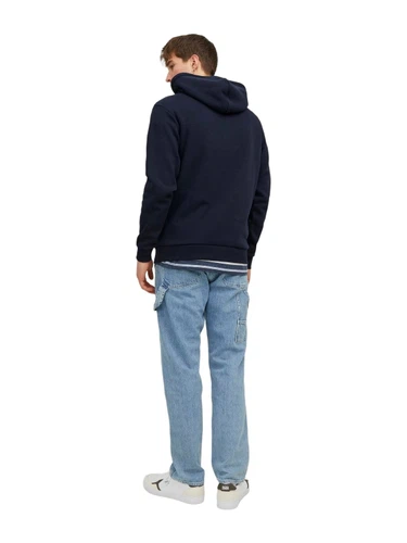 Jack & Jones Herren Hoodie Kapuzenpullover JJEBRADLEY- Relaxed Fit