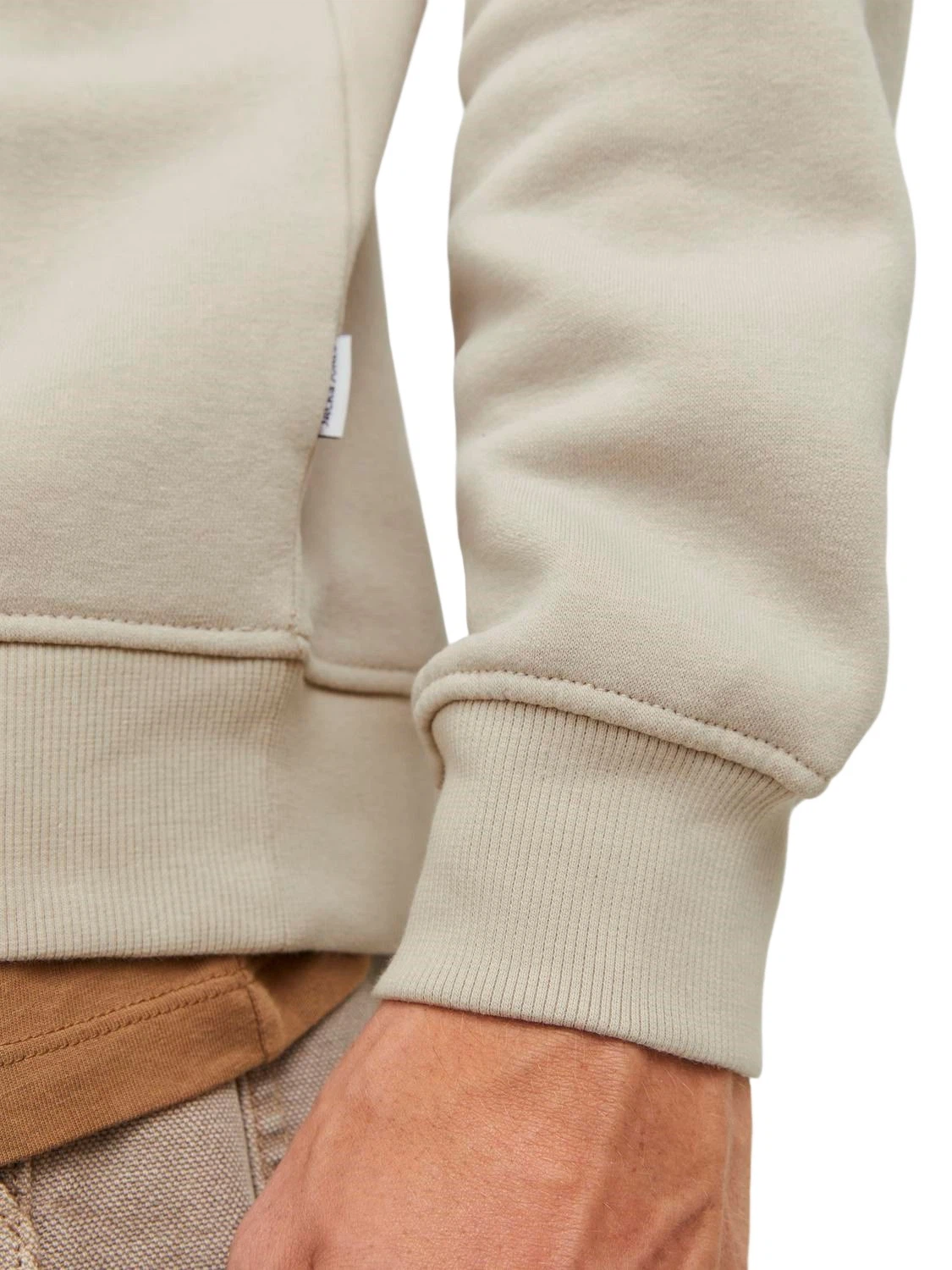 Jack & Jones Herren Stehkragen Pullover JJEBRADLEY SWEAT HALF ZIP - Relaxed Fit