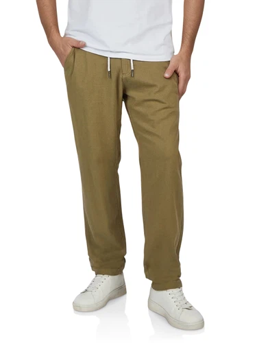 riverso Leinenhose Herren lang Regular Fit RIVMarco