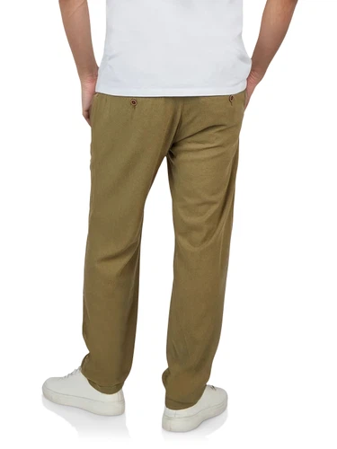 riverso Leinenhose Herren lang Regular Fit RIVMarco