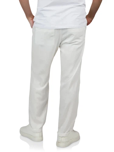 riverso Leinenhose Herren lang Regular Fit RIVMarco