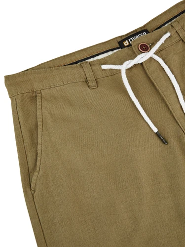 riverso Leinenhose Herren lang Regular Fit RIVMarco