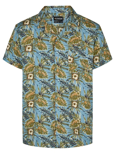 riverso Hawaii Hemd Männer Kurzarm RIVMick Regular Fit